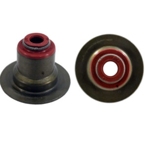 Sellos De Válvulas Viton Rojo, Tipo De Sello: Top Hat, Vástago: 0.201 In, Guía: 0.426 In, Altura: 0.724 In, Profundidad De Guía: 0.564 In, Base De Con