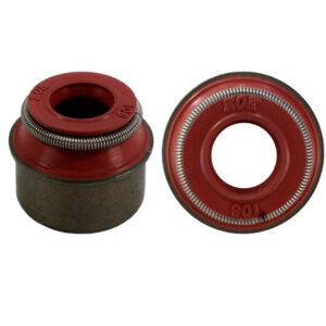 Sellos De Válvulas Viton Rojo, Diámetros: Válvula (6.00 Mm/ 0.236 In), Guía (9.35 Mm/ 0.368 In), Ancho De Sello: (11.28 Mm/ 0.444 In), Altura Total: (