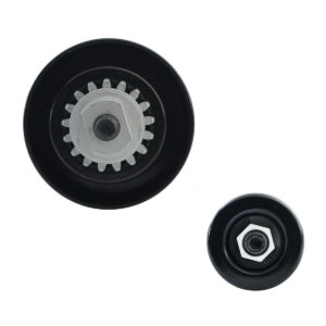 Polea Fija Diámetro Exterior: 70Mm. Diámetro Interior: 9Mm. Altura: 25Mm, Metálica Lisa/ 17 Dientes > 65-136331 Knadian