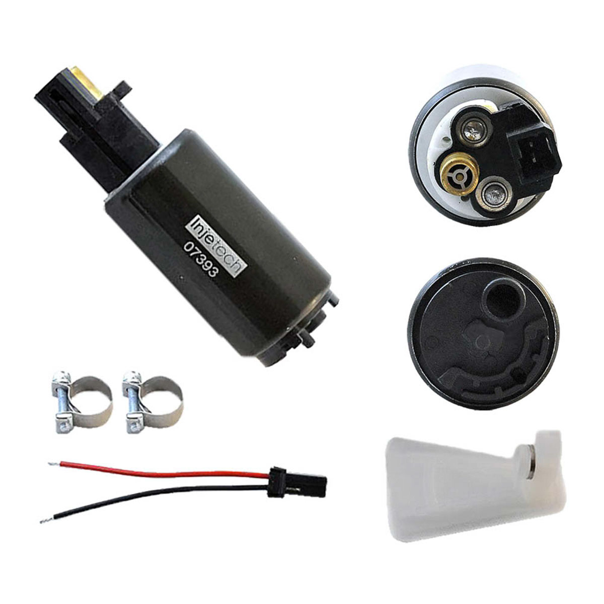 Repuesto Bomba De Gasolina Eléctrica Presión Psi: 48 (Max 80-100). Flujo Lph: > 95 (Max 115-140) > Be-07393 Injetech