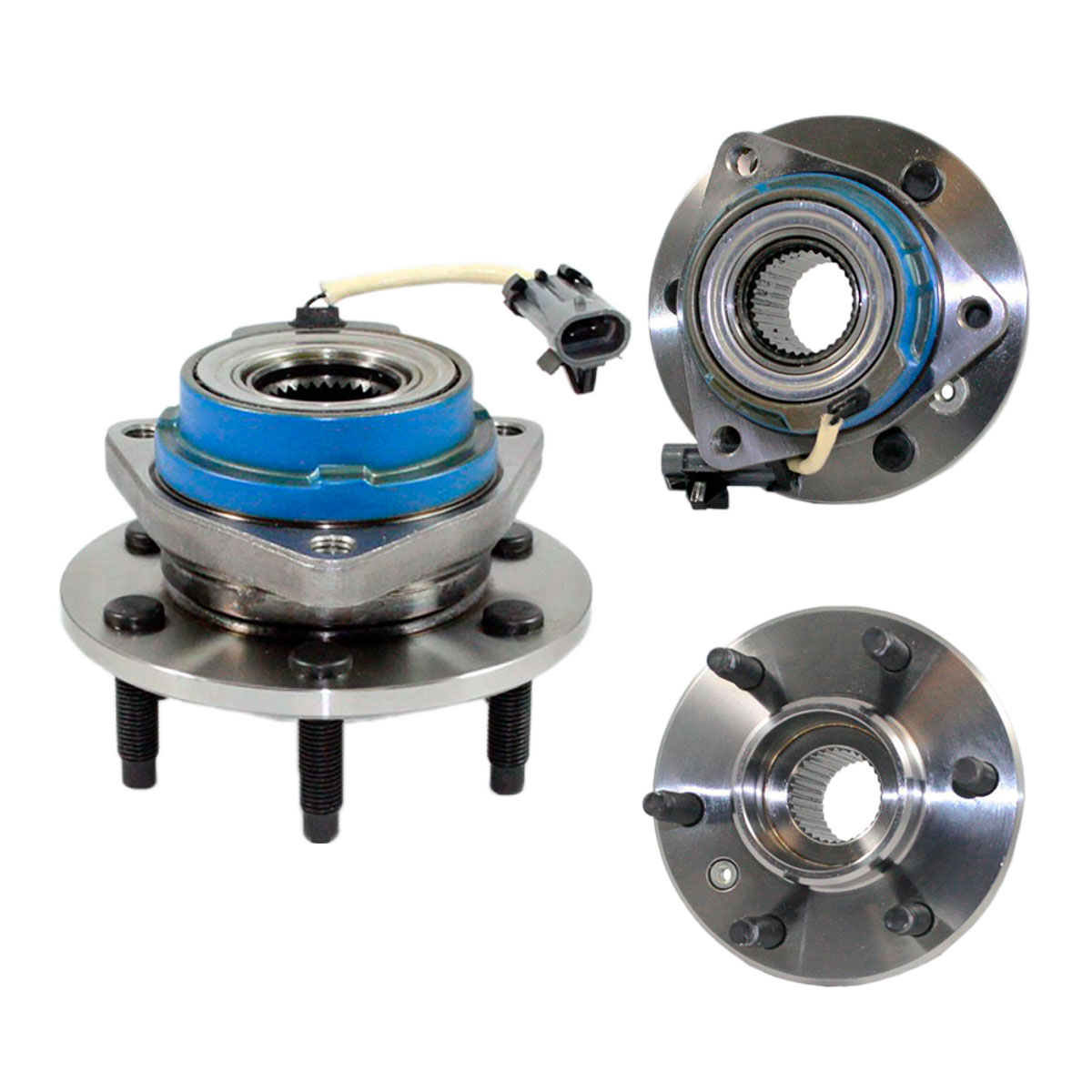 Balero Maza Delantero Derecho/ Izquierdo/ Trasero Derecho/ Izquierdo, Numero De Birlos: 6, Con Sensor Abs, Tracción: Awd, 2 Pines, 3 Orificios De Agar