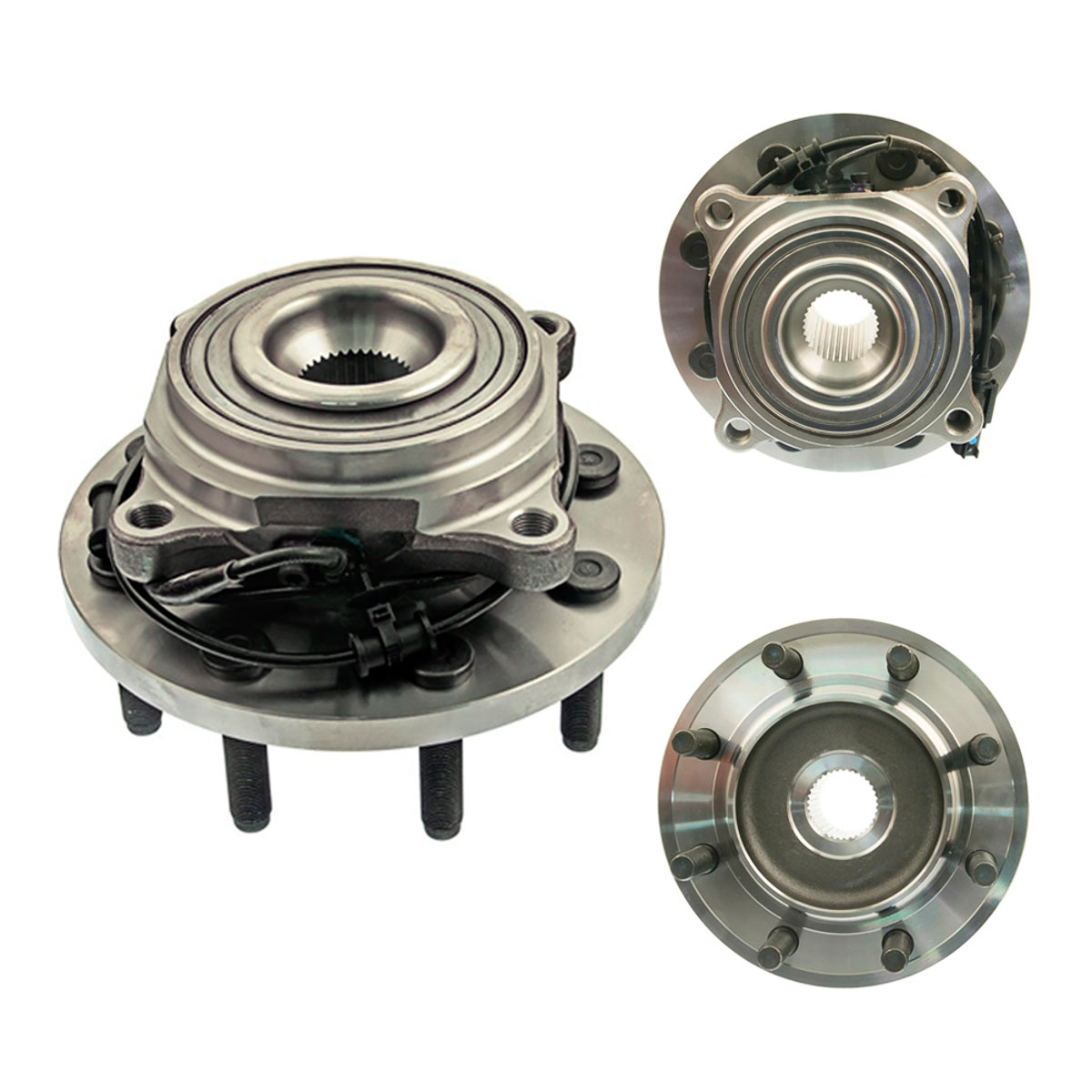 Balero Maza Delantero Derecho/ Izquierdo, Numero De Birlos: 8, Con Sensor Abs, Tracción: 4Wd, 2 Pines, 4 Orificios De Agarre > Sir515122 Spq