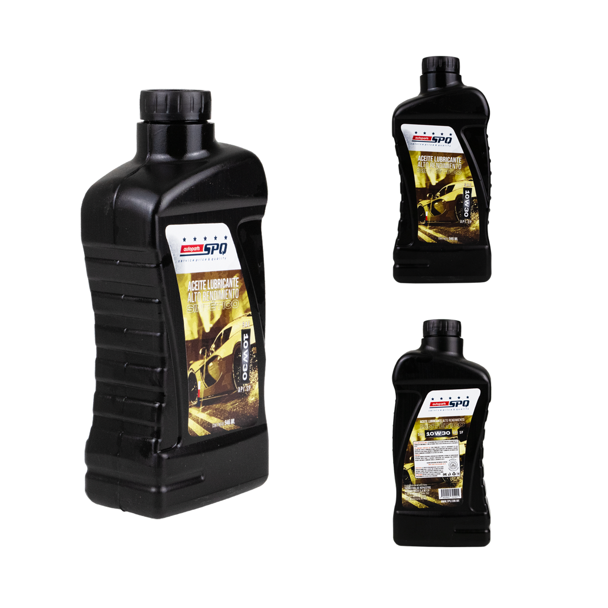 Aceite Sintético Sae 10W30 Motor A Gasolina Api Sp | Spq10W30L-Sint Spq