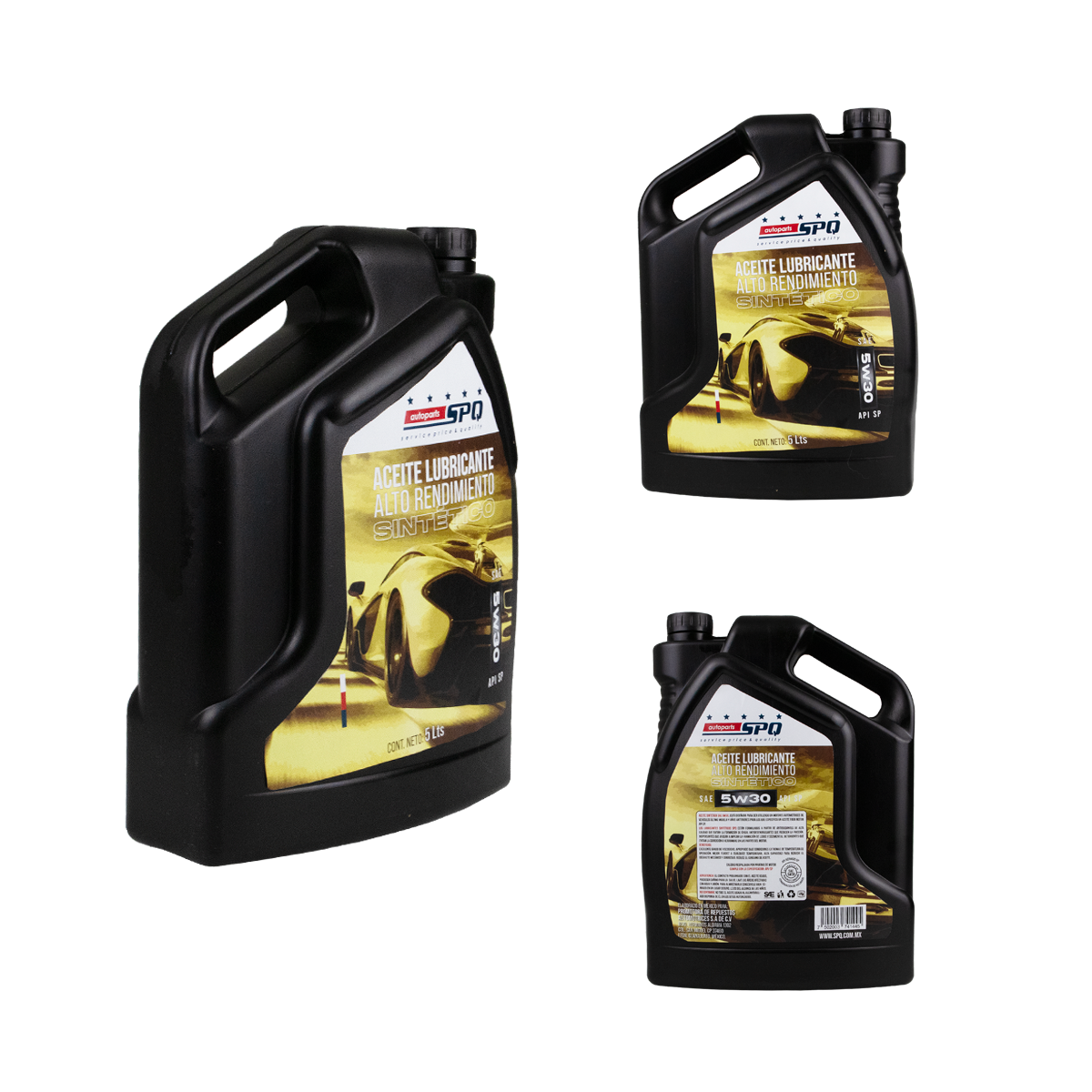 Aceite Sintético Sae 5w30 Motor A Gasolina Api Sp | Spq5w30G-Sint Spq